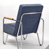 Vaclav Blue Armchair by Kovonax for Slezak