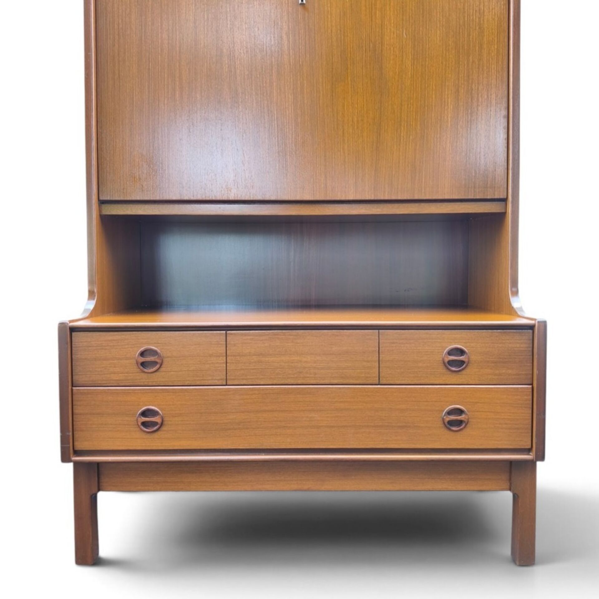 Scandinavian teak bookshelf furniture