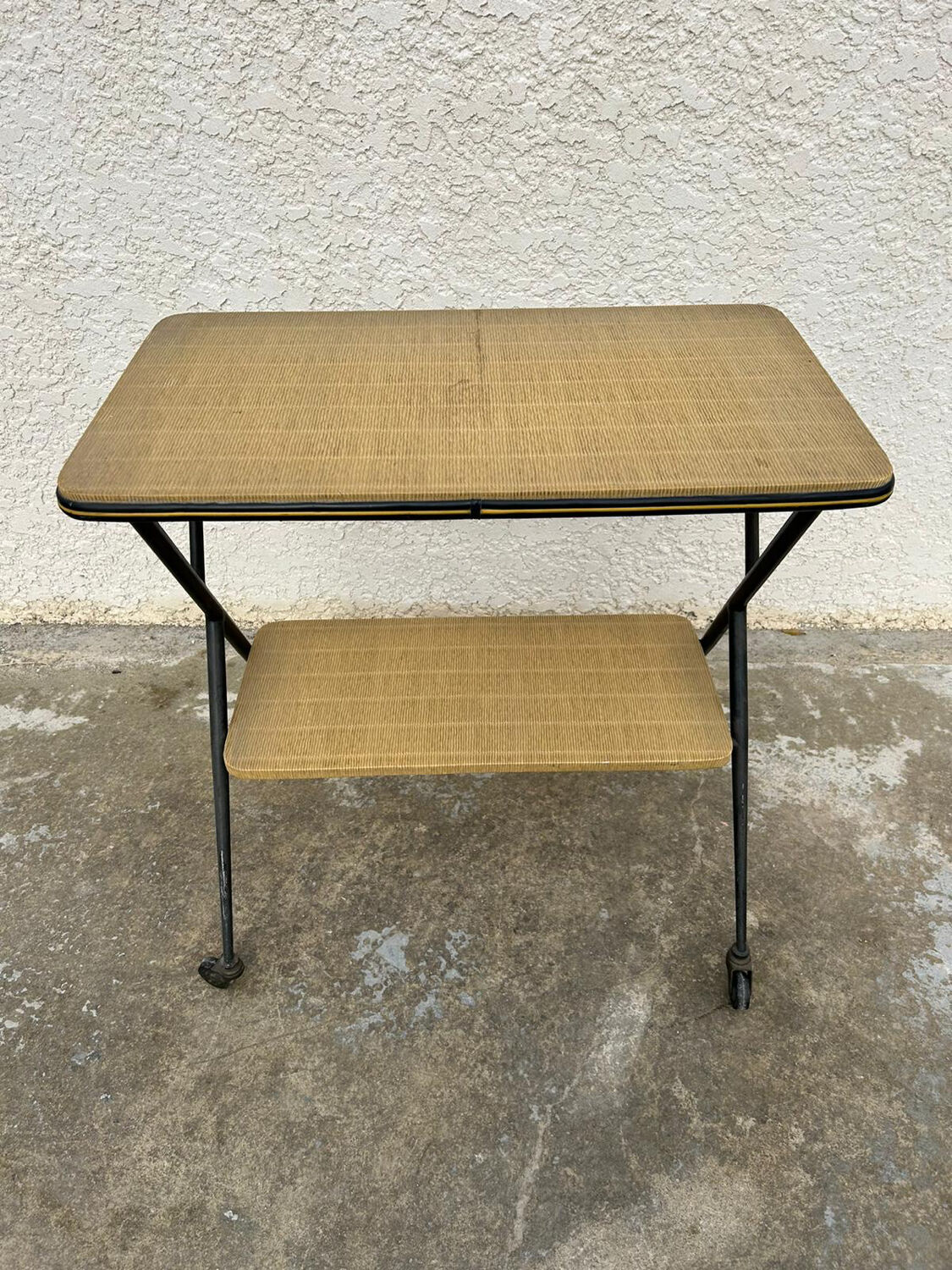 50s trolley on wheels