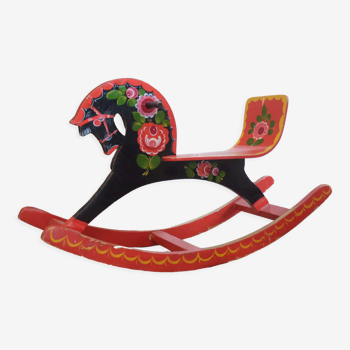 Hand-painted rocking horse