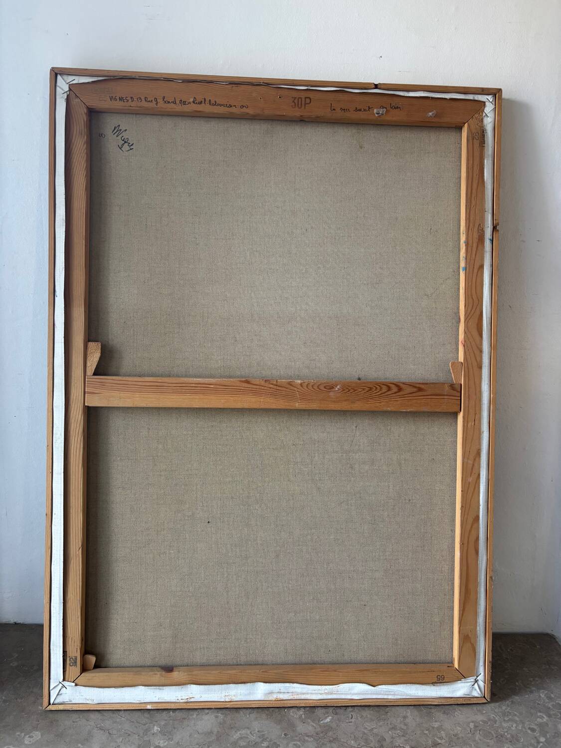 Window on the sea signed