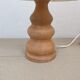 Lampe vintage en bois naturel