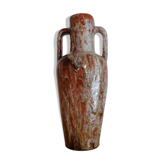 Vintage vase amphora style lava