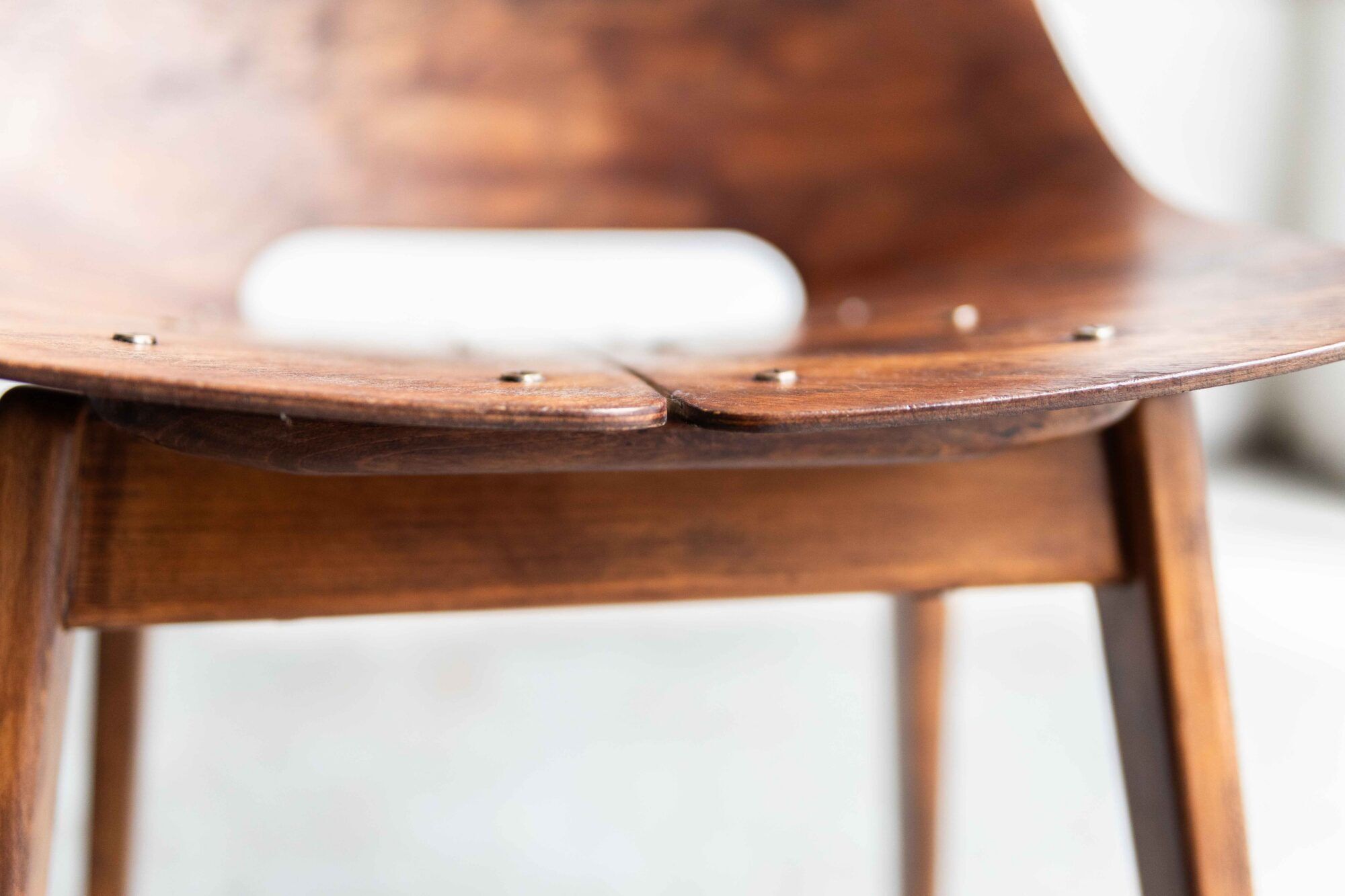 Set of 6 'Tonneau' dining chairs by Pierre Guariche