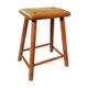 Tabouret bois vernis