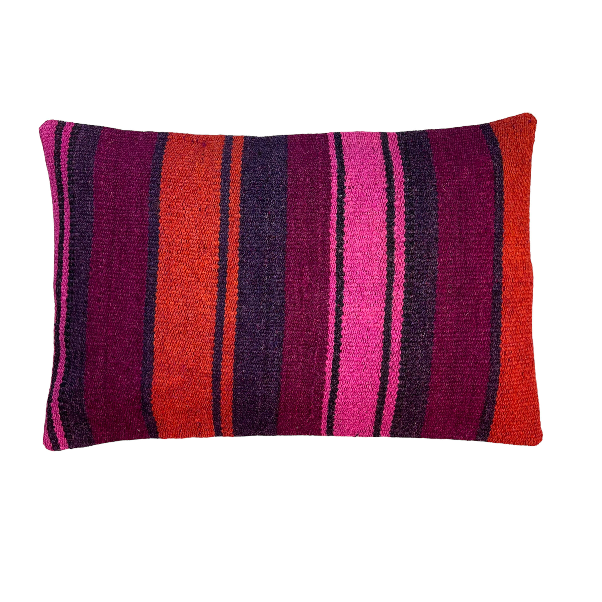 Vintage turkish kilim cushion cover, 30 x 50 cm