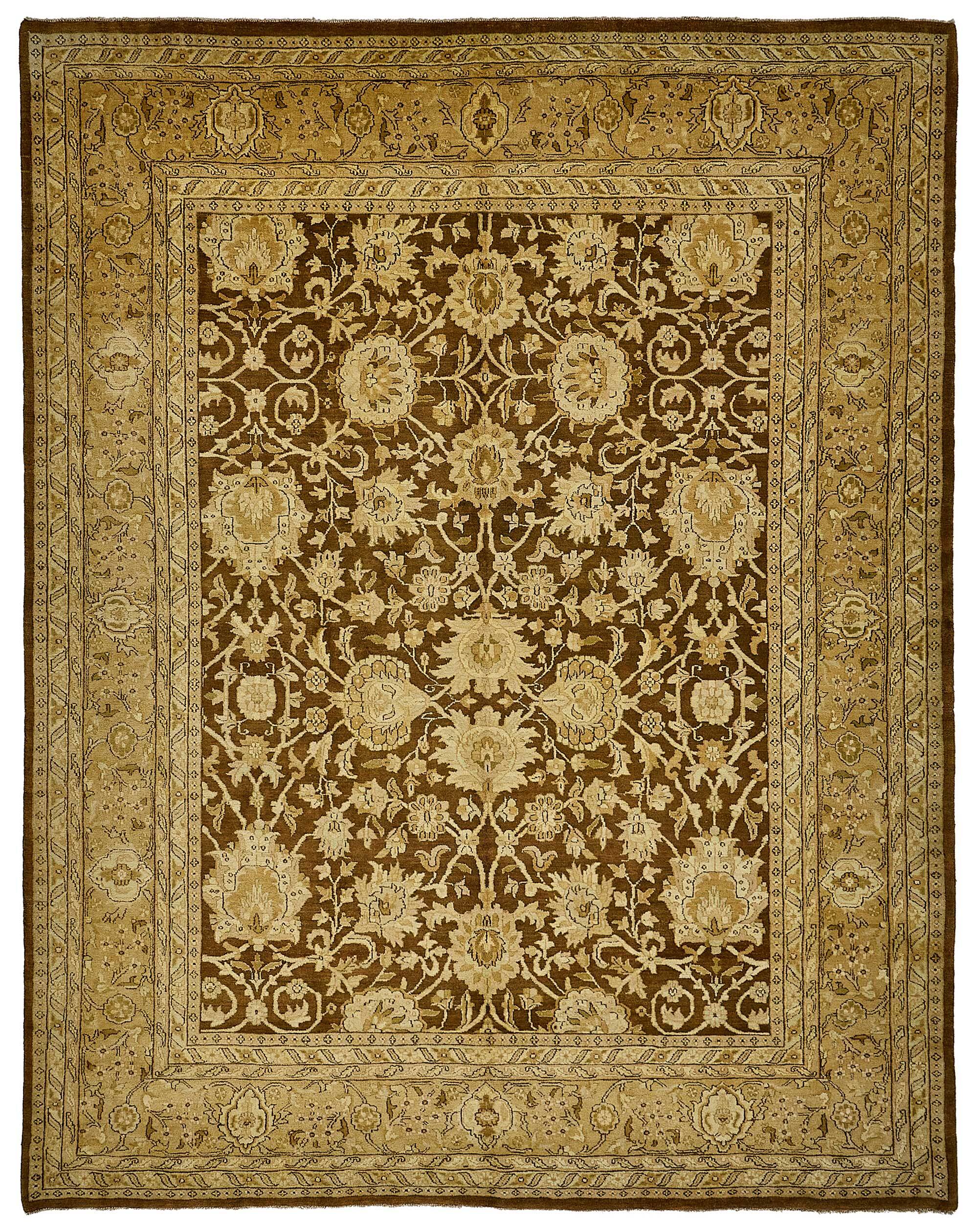 Turkish Handknotted Wool Oushak Rug 277 cm x 356 cm
