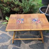 Rattan coffee table