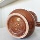 Vintage Kichevo Pottery Vase: Yugoslavian Brown Glazed Earthenware Decor