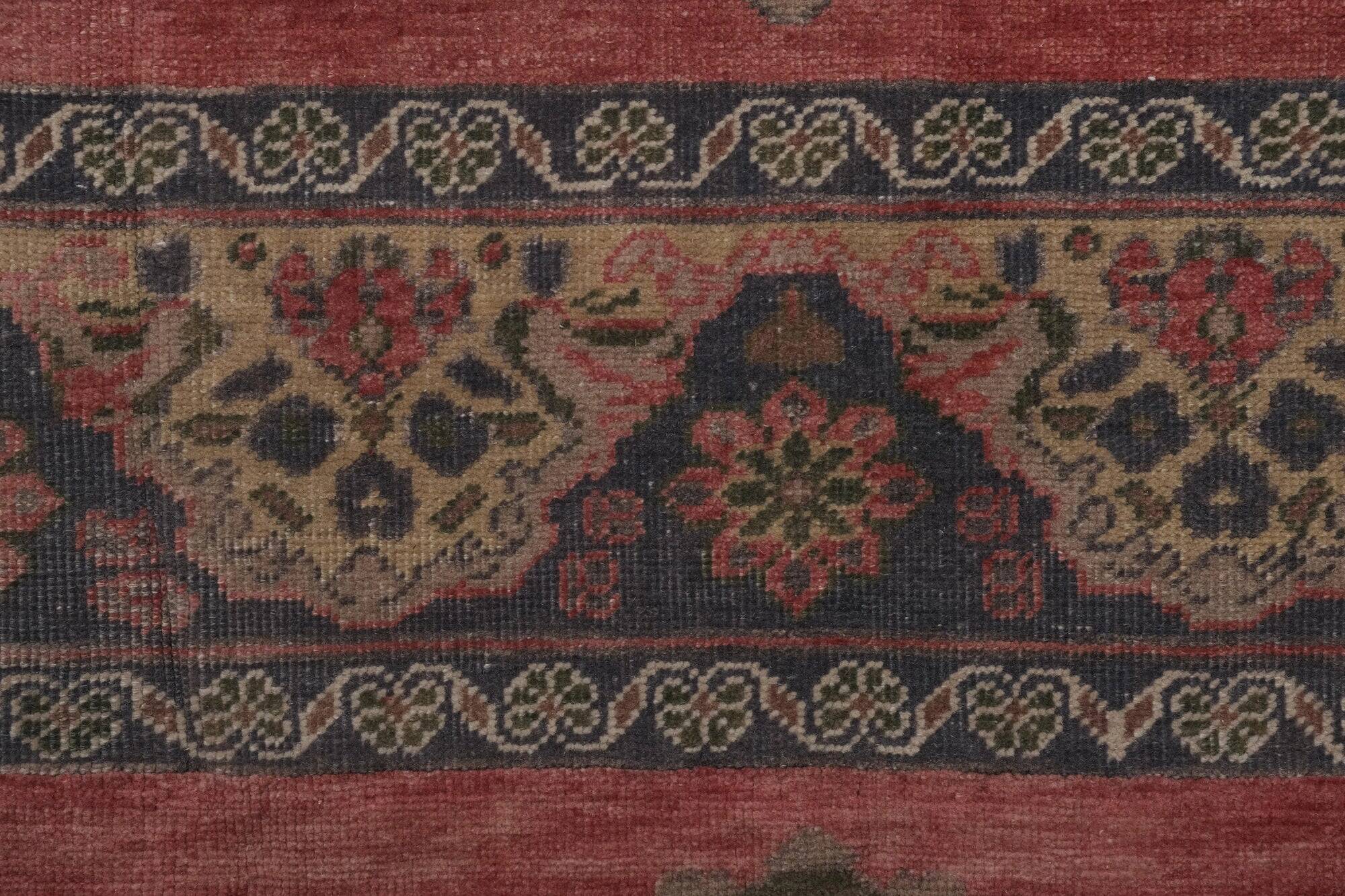 Vintage Turkish hallway rug 86x685 cm