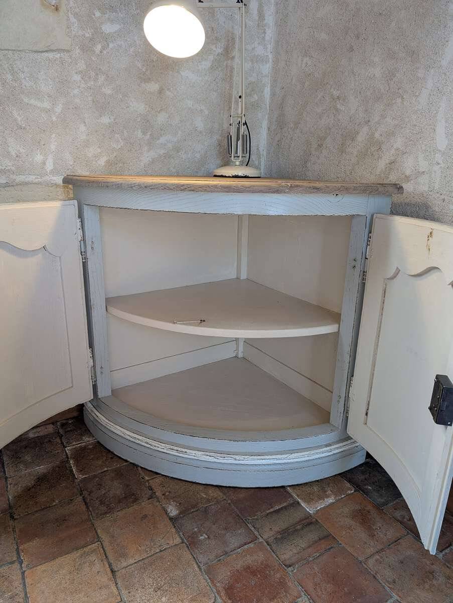 Antique corner cabinet