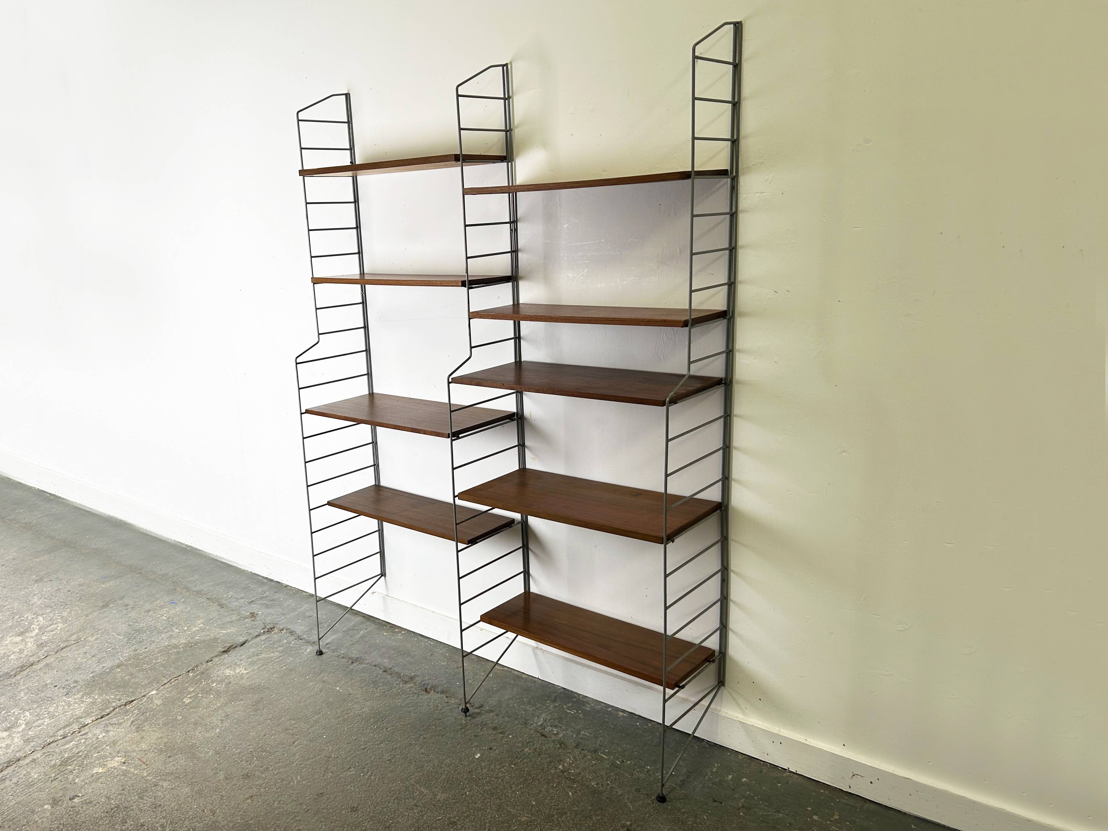 1960s Mid-Century shelving system by Brianco