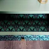 Vintage bedside table revamped