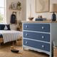 Chest of drawers, seaside spirit, chic and cheerful, vintage, 50s/60s.