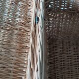 Wicker crate, very large basket