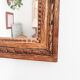 Miroir ancien doré,  58 x 52 cm