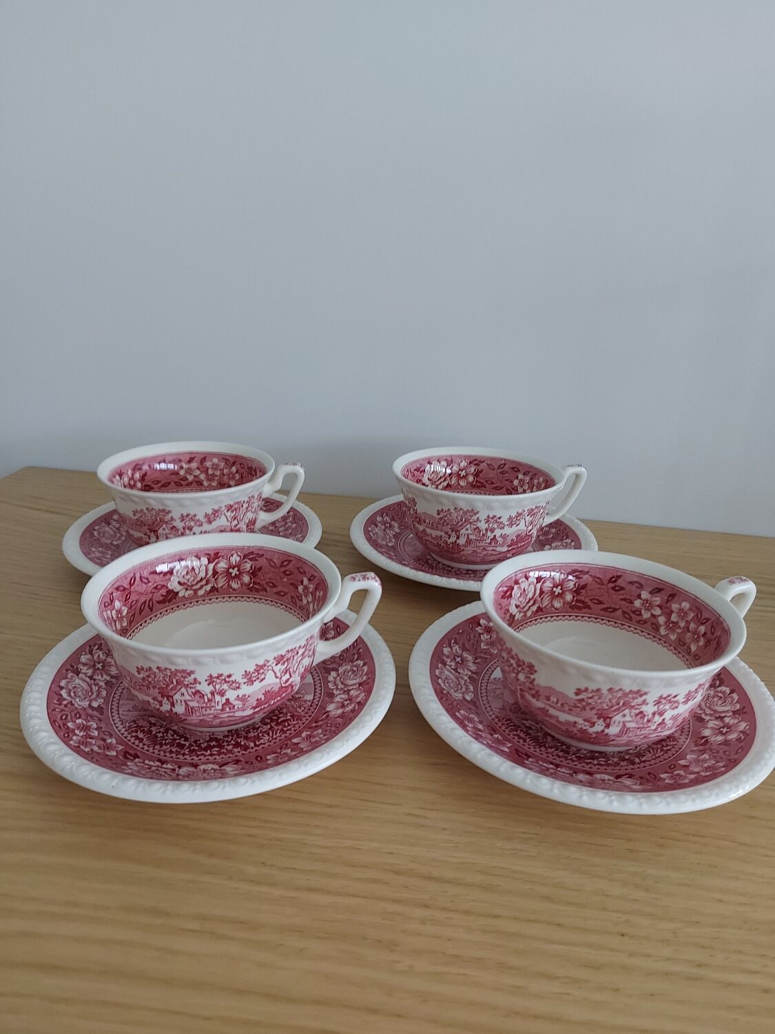 4 coffee cups and 4 sub-cups Rusticana Villeroy and Boch