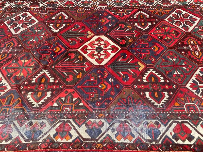 Vintage Persian rug Bakhtiar 214x320 cm