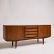 Buffet scandinave en teck par Bernhard Pedersen & Søn, années 1960-70