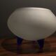 large opalescent glass vase