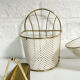 White and gold hanging basket 50/60