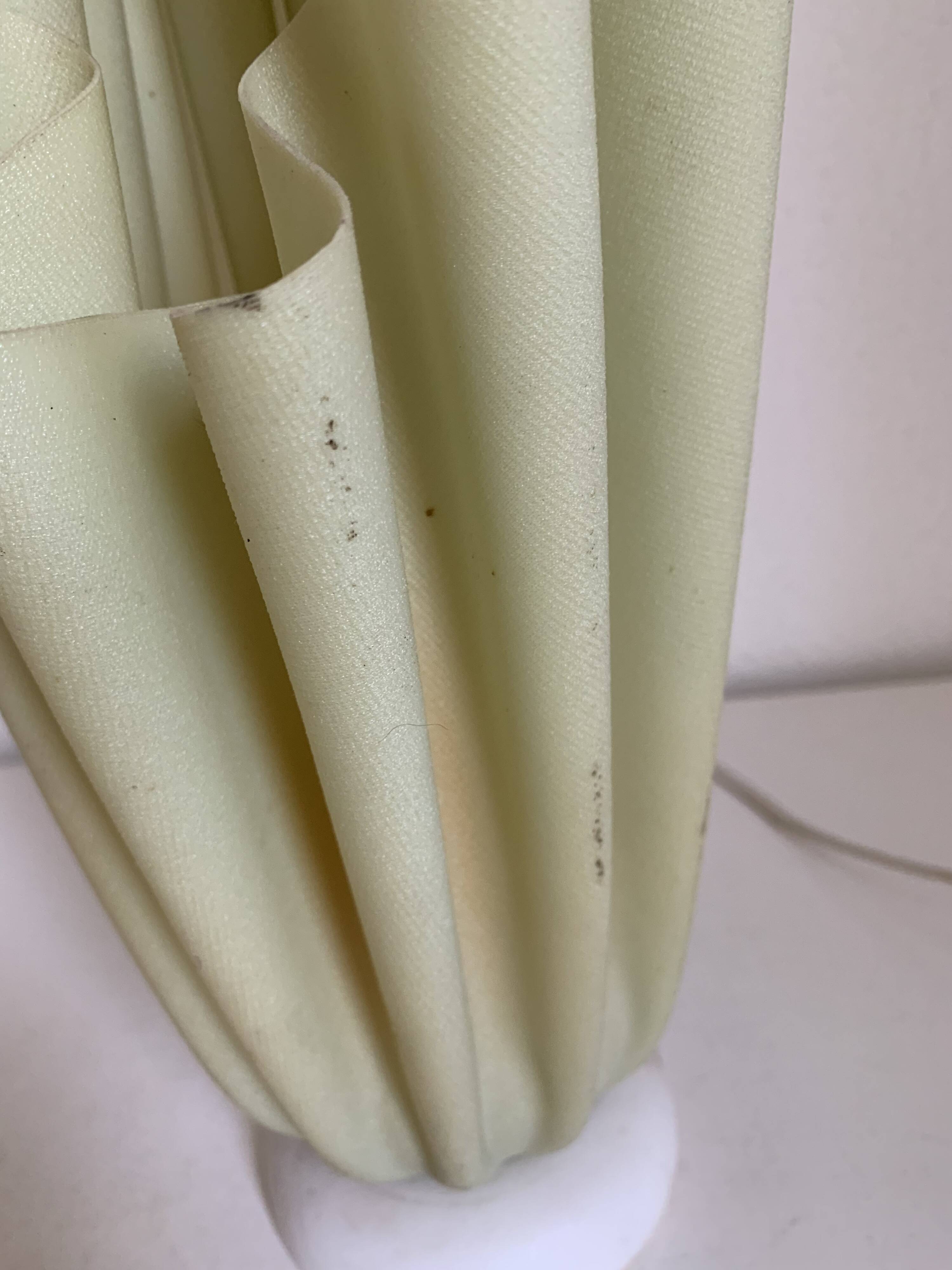 Vintage 1970s Georgia Jacob Athena Almond Green Table Lamp - 56 cm