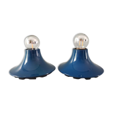 Pair of wall lamps Artemide "Teti" Vico Magistretti