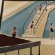 Vintage mdi school poster "the market, the fair