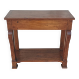 Restoration console in walnut