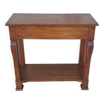 Console Restauration en noyer