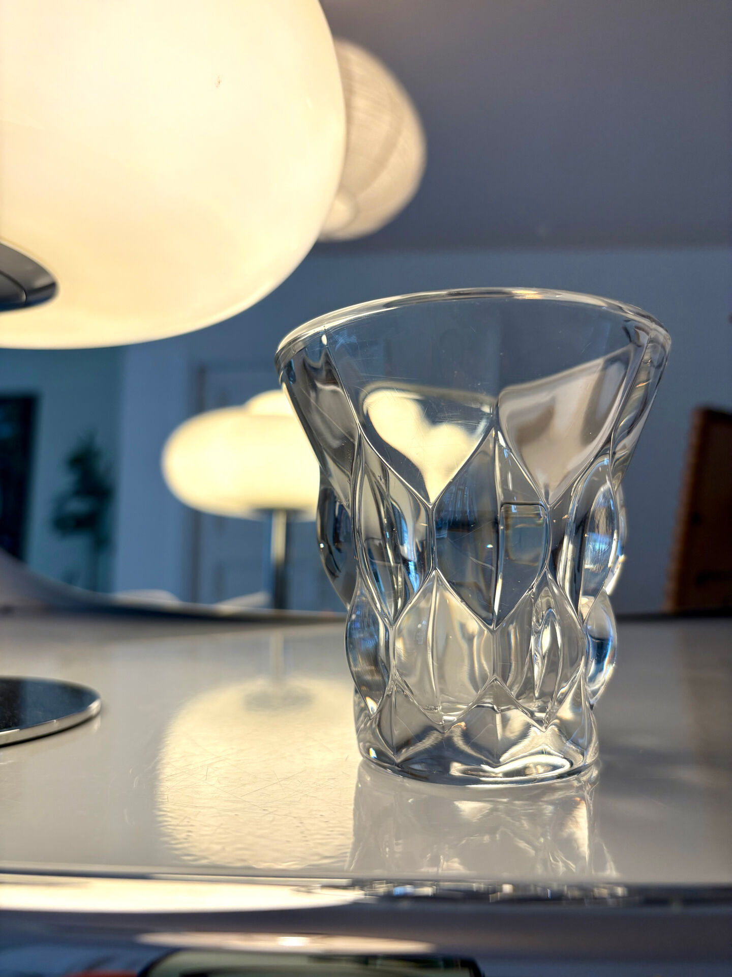Vase « Villers » en cristal Val Saint Lambert – 1962