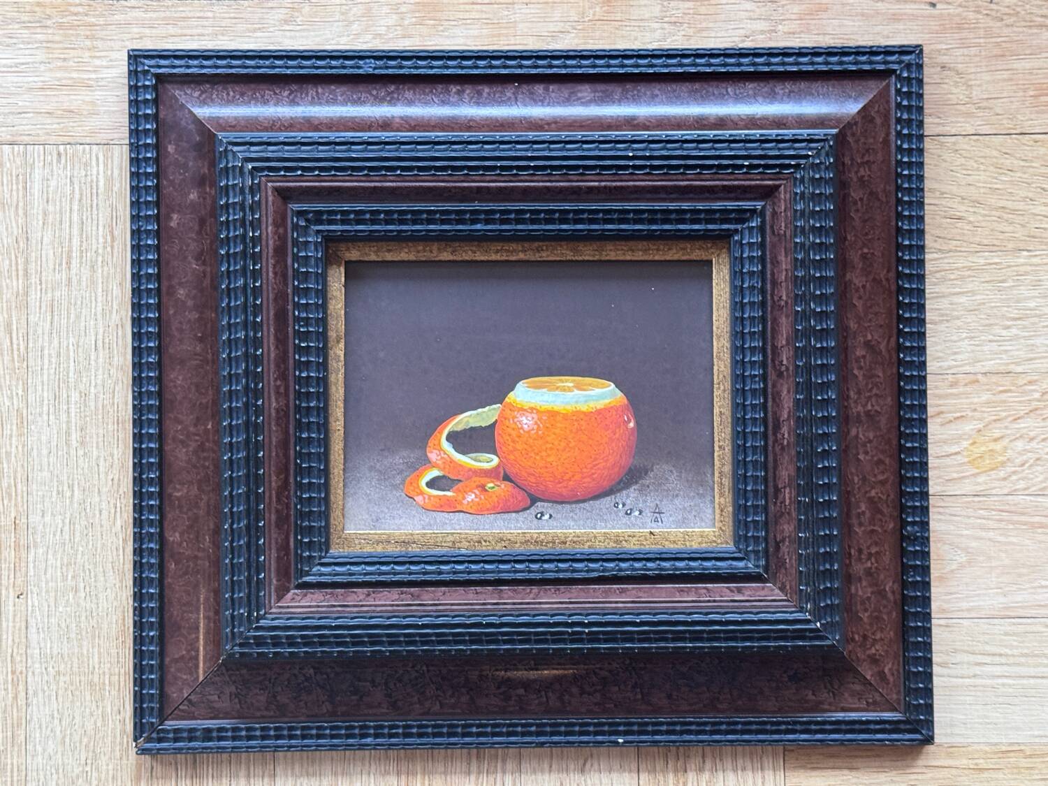 « Orange » par André Doroguine - Gouache - École de St Petersbourg