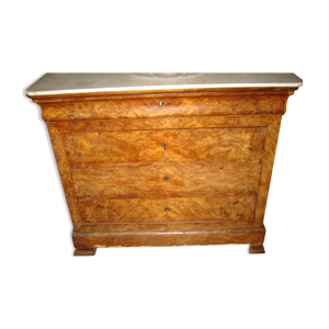 Commode d'époque louis - noyer philippe