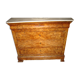 Louis Philippe period chest of drawers in walnut bramble on oak frame