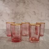 Vintage liqueur glasses blown glass