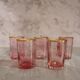 Vintage liqueur glasses blown glass