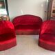 Sofa set and 2 toad armchairs
