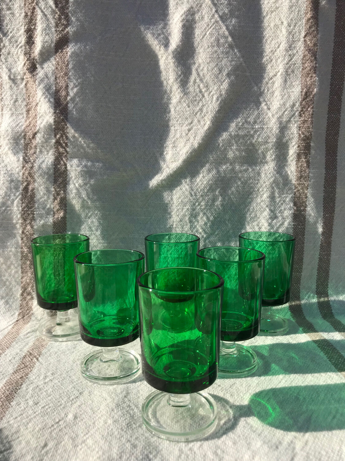 Ensemble de 6 verres à digestifs Suède / Cavalier Luminarc