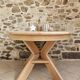 Table ronde orme style Pierre Chapo