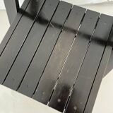 Pair of wooden folding chairs in the style of Aldo Jacober