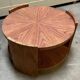 Round coffee table in rosewood
