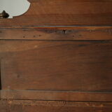 Louis XVI style music cabinet display case in 20th century walnut