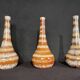 Series of three ceramic vases