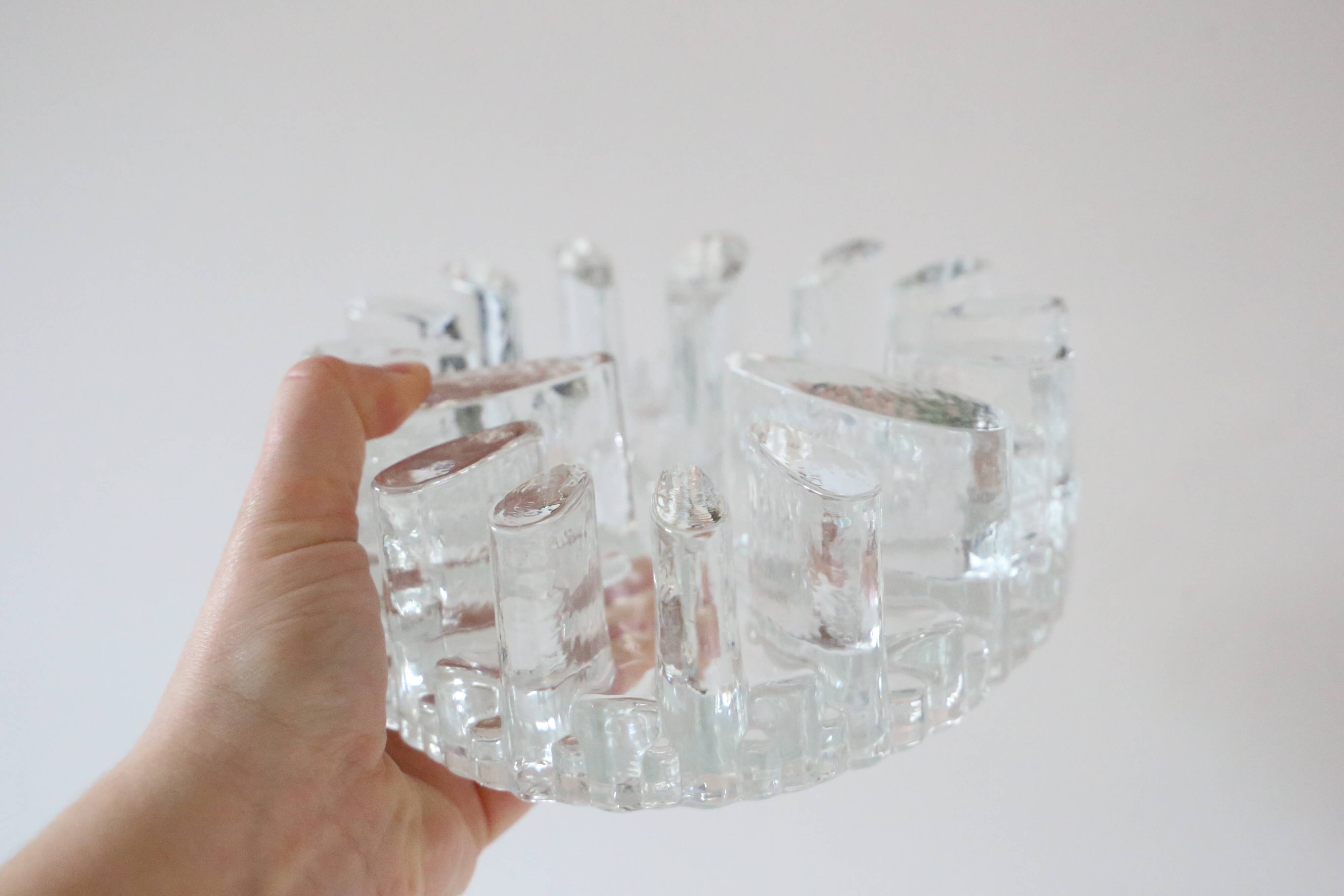 Underside, German crystal, 1970,, vintage