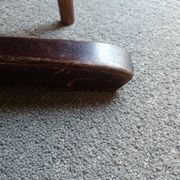 Extendable round table in Baumann style, black lacquered top, pedestal base.