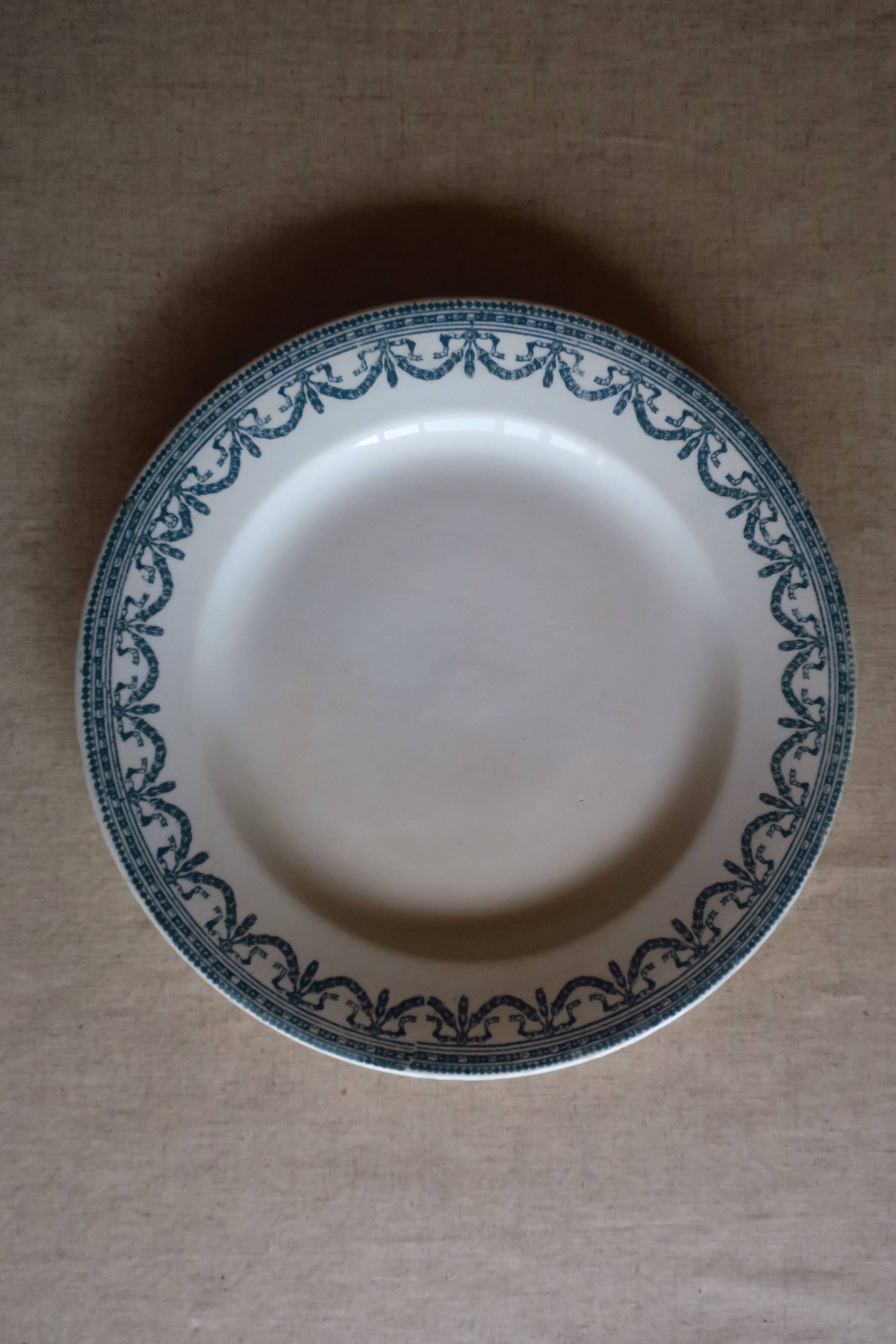 Antique ironstone plate