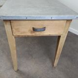Bistro table zinc tray 185 cm