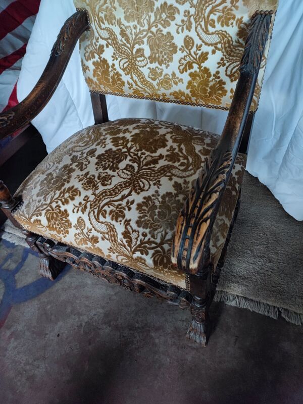 Fauteuil du 19eme tapisserie d'origine