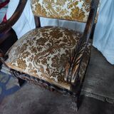 19th century armchair with original tapestry