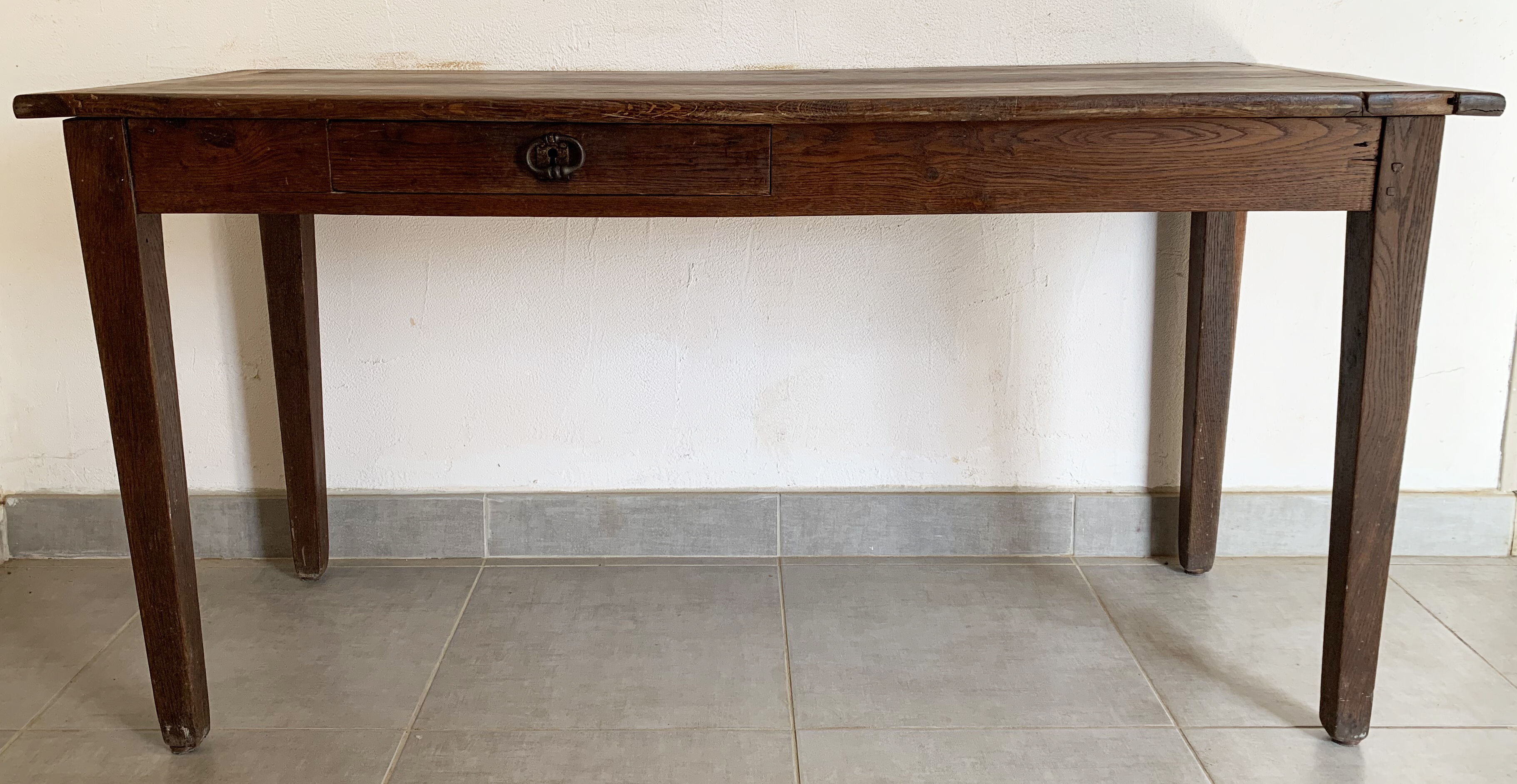 Vintage oak farmhouse/desk table from the 50s